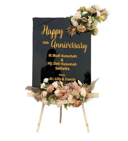 Papan Bunga Akrilik Wawombalata