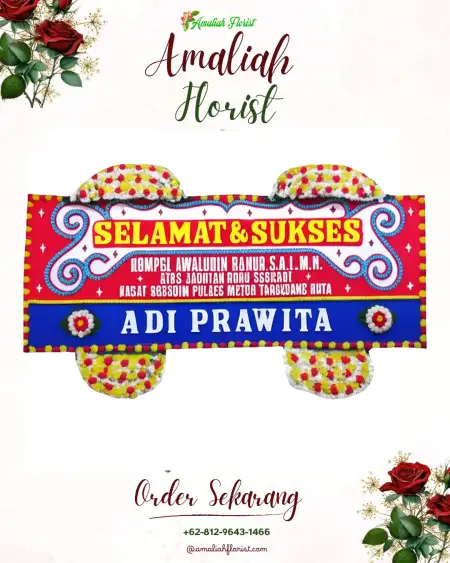 Papan Bunga Ucapan Selamat Wawombalata